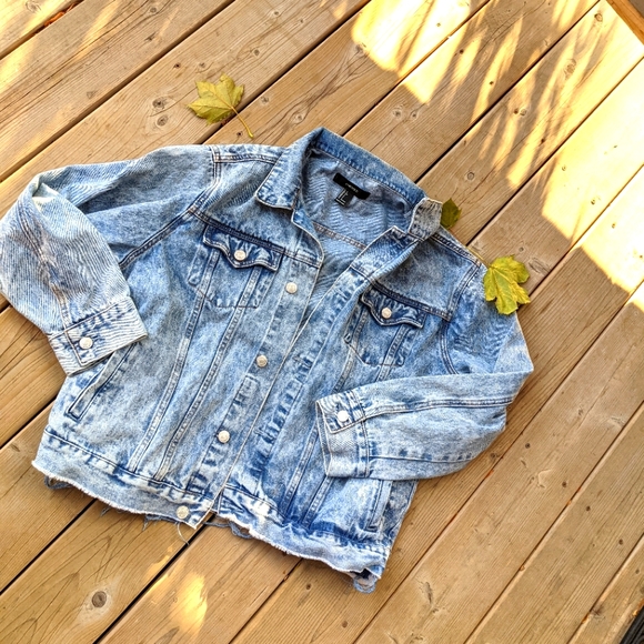 Forever 21 Jackets & Blazers - Jean jacket by forever 21 size small